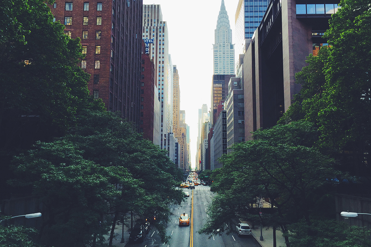 New York City Street in Midtown